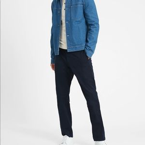 GRAY Banana Republic Mens Straight Chino Pant